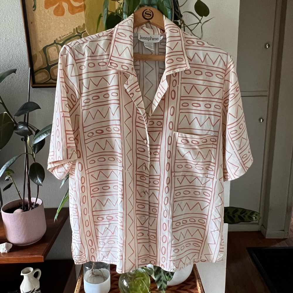 Vintage Josephine button up blouse